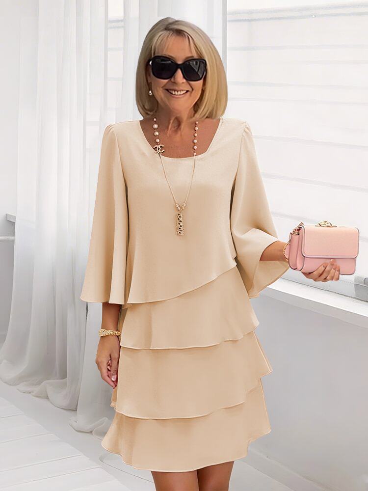 Fashionable Womens Cake Dress Loose Fit Round Neck Spring Summer Style Perfect for Casual Occasions Wholesale