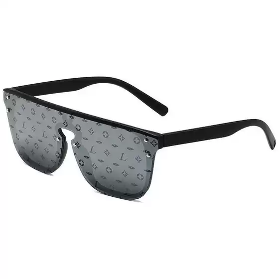 Cross-Border European and American Trendy Retro Unisex Sunglasses with Letter Design Modern Cycling Glasses