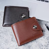Factory wholesale men's wallet casual youth buckle coin purse multi-functional multi-card male card holder card holder