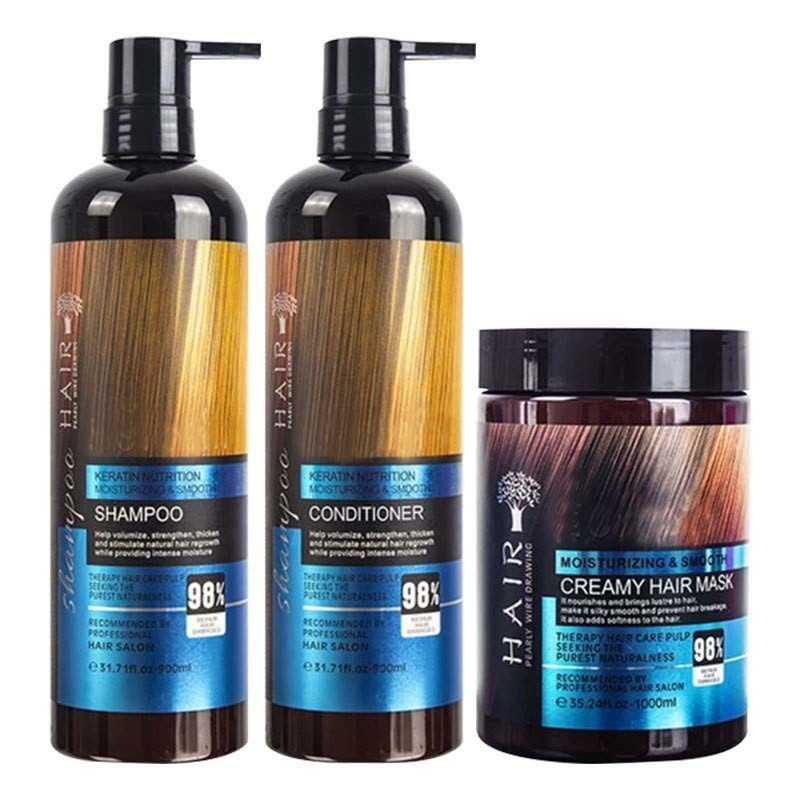 Cross Border shampoo Shampoo Keratin Moroccan Conditioner Hair Mash Conditioner Wash and Protect suit
