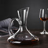 Lead-Free Crystal Red Wine Decanter, Creative Red Wine Divider with Handle, Household Wine Jug, Hotel Wine Set