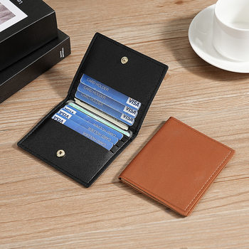 Popular Women's Card Holder, Ultra-Thin and Compact Bank Card Holder, Driver's License Small Wallet, Men's Simple Anti-Degaussing Card Holder