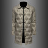 2025 Winter New Men's White Duck down Jacket Long Fashion Youth Casual down Warm Jacket Men