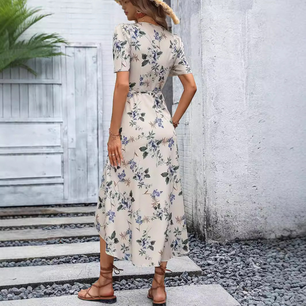 Casual Vacation Dress Womens Relaxed Fit Lightweight Fabric Versatile Style Perfect for Summer Getaways Wholesale