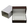 Flip Watch Box Three-Piece Set Black Pu Leather Watch Box Single Couple Watch Collection Storage Display Watch Box