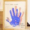 Handprint Photo Frame Wooden Handmade DIY Frame Decoration Kidsren Couple Double Specimen Picture Frame Table Factory Wholesale