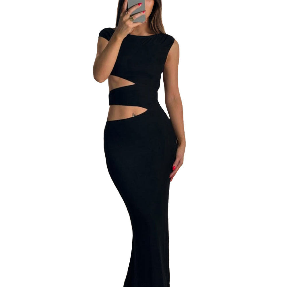 Elegant Hollow Out Bodycon Maxi Dress for Women Spring Summer Collection Perfect for Parties and Special Occasions