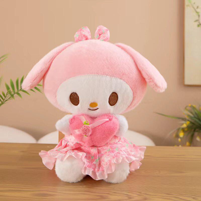 40厘米12寸大号毛绒玩具地推礼品娃娃婚礼互动公仔玩具活动定logo