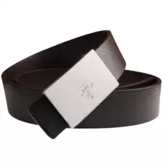 Pld New Flat Square Buckle Men's Belt Casual Simple Classy Cross-Border Belt Men's Manufacturer Wholesale Spot