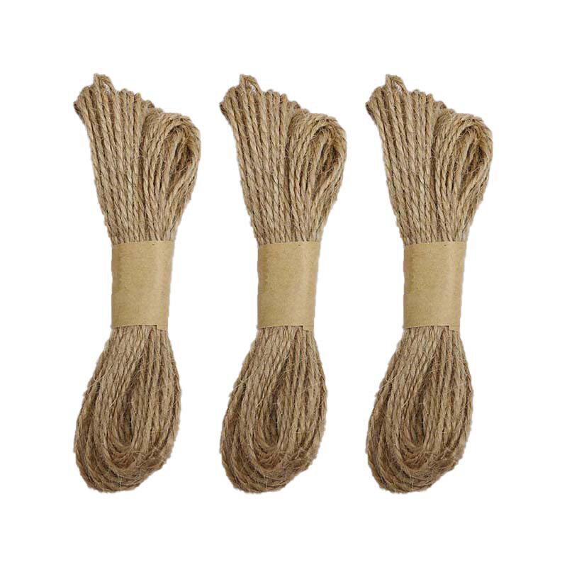 Hemp Rope Retro Handmade DIY Hemp Rope Wholesale Creative DIY Braided Hemp Rope Accessories Jute Rope Binding Rope