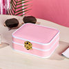Jewelry Box Travel Ins Jewelry Box Storage Macaron Color Abs Jewelry Box Necklace Ring Wholesale New Model