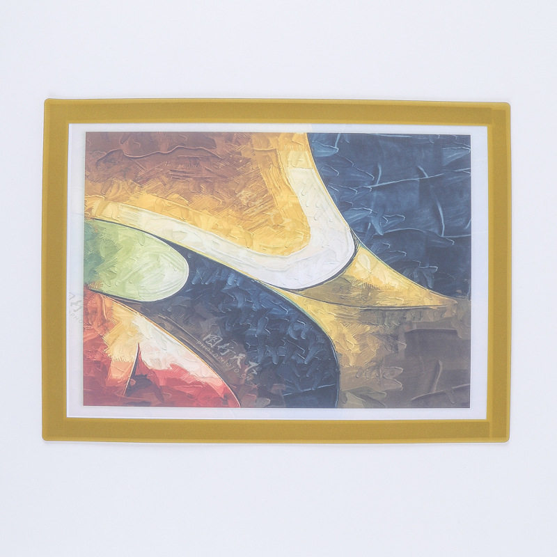 Magnetic Display Sticker A4 Magnetic A3 Wall-Mounted Photo Frame Id Certificate Storage Business License Protective Cover Soft Magnetic Sticker