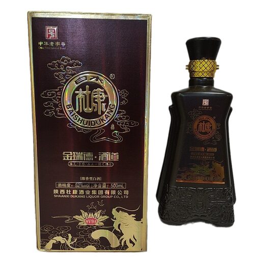 2021 Bai Shui Du Kang Liquor, 52-Degree Strong-Flavor Liquor, Whole Box of 500ml*6 Bottles, Supports Dropshipping