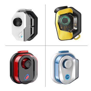 Mobile phone game handle chicken eating artifact automatically presses and grabs the glory of the king one-button change-up joystick to assist in walking