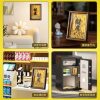 Golden Fortune Photo Frame Office Decoration Twelve Zodiac Signs Golden Key Yellow God of Wealth Small Objects