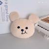 Cross-border Korean style cute crooked mouth bear coin purse plush data cable bag earphone bag coin storage bag