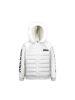 American White Duck down Raglan Splicing Hooded down Jacket for Men and Women 2025 Winter New Couple Loose Warm Jacket