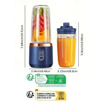 Cross-Border Juicer Portable Charging Small Juicer Cup Household Wholesale Multifunctional Juice Blender Juicer