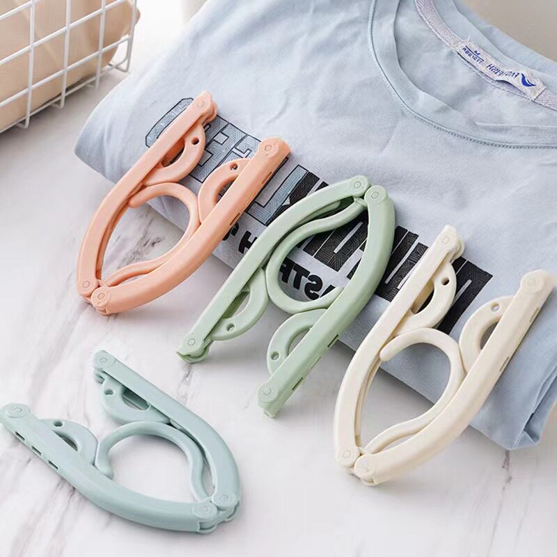 Folding Clothes Hanger for Travel, Hotel, Portable Clothes and Pants Drying Rack, Multi-Purpose Clothes Hanger