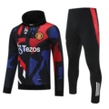 2526 manchester united color hooded sweatshirt set