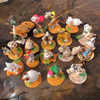 Free Shipping Conch Shell Ornaments Home Accessories Landscaping Crafts Furnishings Animals 12 Zodiac Signs Street Stalls Night Market Handmade