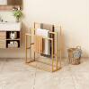 J6Da [Designer] Towel Rack Storage Floor Shelf Storage Rack Bedroom Clothes Hanging Integrated Rental Room Special