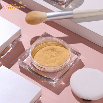 Foreign Trade Cross-Border Neutral Loose Powder Honey Powder Without Logo 12 Colors in Stock Air Setting Powder Matte Pearlescent Glitter in Stock