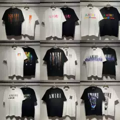 260g Peace Dove Flow Paint Graffiti Lettering Starry Sky Classic Logo Print Short-Sleeve Couple T-Shirt Peace Dove