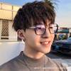 Retro color changing double beam glasses frame Men's Fashion anti-blue light flat mirror Wei Ting with finished myopia women Wholesale