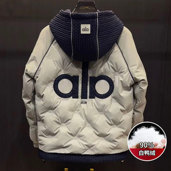 European High-End 90 White Duck down Jacket Men's 2025 Winter New Trendy Brand Light Luxury Hooded Cold-Proof Jacket