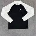Cardigan threaded long sleeve white and black