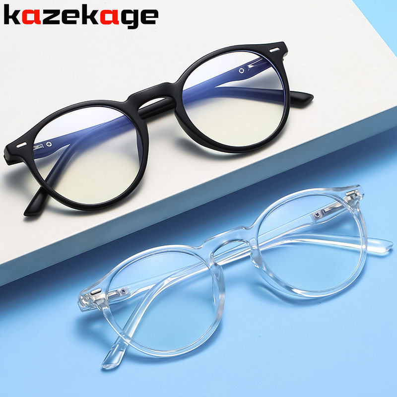 2022 New Style Glasses, Anti-Blue Light, Non-Prescription Glasses for Men and Women, Fashionable Transparent Tr Light Frame Glasses, Myopia Frame, Eye Protection