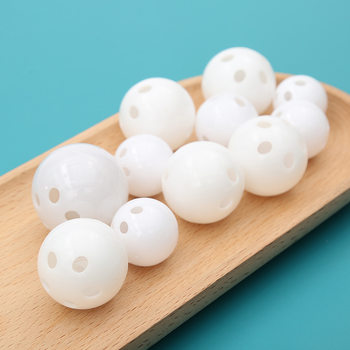 Manufacturer Wholesale Plastic Toy Ball Hole Ball Indoor Practice Ball Hole Plastic White Ball Toy Ball Multiple Options to Choose from
