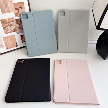New 2025 Suitable for Ipad11Th A16 Simple Pure Color Air11 Book Flip Air13 Tablet Protective Cover