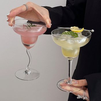 Niche Creative Ins Glass Cocktail Glass Margarita Glass Simple Champagne Glass Goblet Sparkling Wine Cup