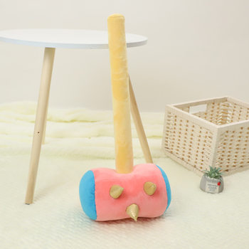 Leisure Children's Early Education Toys Plush Hammer Toys Cartoon Creative Fun Plush Cotton-Filled Toys Manufacturers Supply