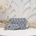 D gray leather three-piece set