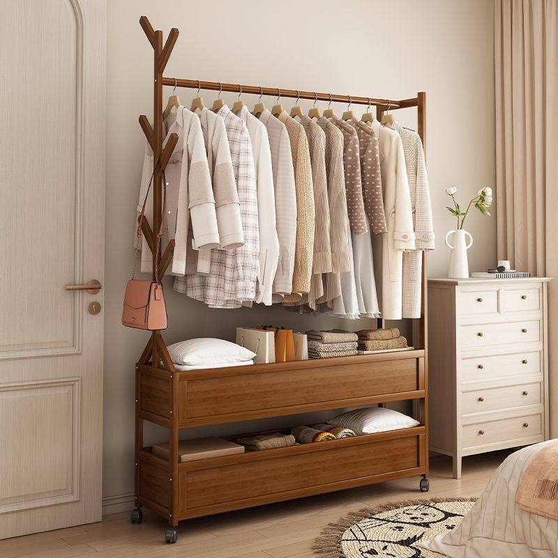 Clothes Rack Floor-Standing Vertical Simple Household Coat Rack Dormitory Indoor Clothes Drying Rack Rental House Bedroom Clothes Rack