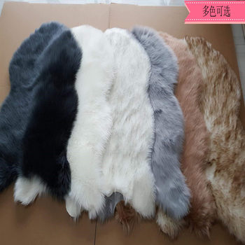 Imitation Wool Carpet Bay Window Faux Sheepskin Modern Simple Long Plush Mat Bedroom Rug Home Irregular Shaped Faux Wool Mat