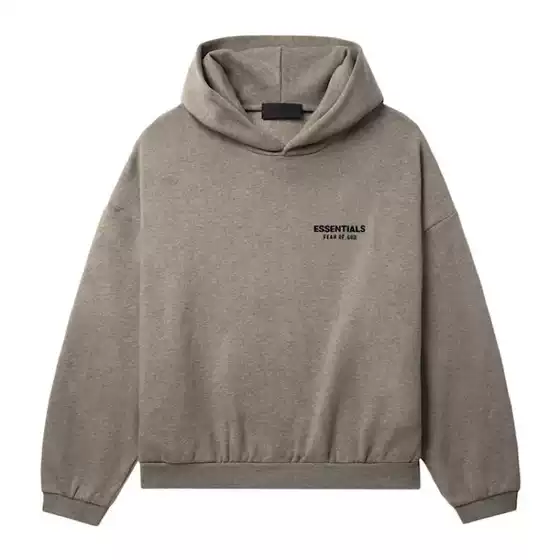 25Fw-Essentials American Trendy Brand Couple's Fleece-Lined Autumn and Winter Heavyweight Loose Hooded Sweatshirt for Men and Women Hoodi