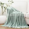 Chenille Pure Color Knitted Blanket Home Soft Decoration Air Conditioning Sofa Lazy Blanket Office Nap Blanket Blanket