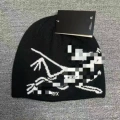 Black with white label
