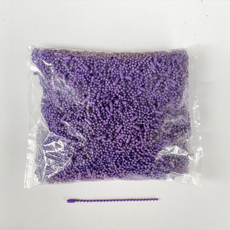 珠链现货批发彩色烤漆波珠链圆珠链diy饰品配件挂链链条吊牌链子