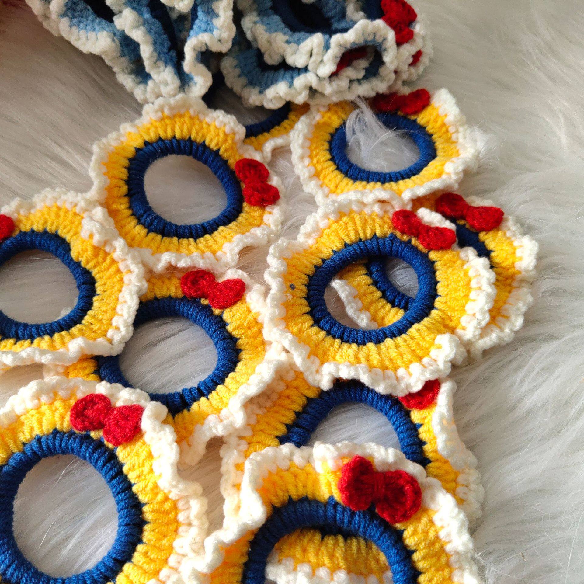 Ningning handmade Snow White ผมวงขายส่งแผงถักดูดีขนาดใหญ่เจ้...