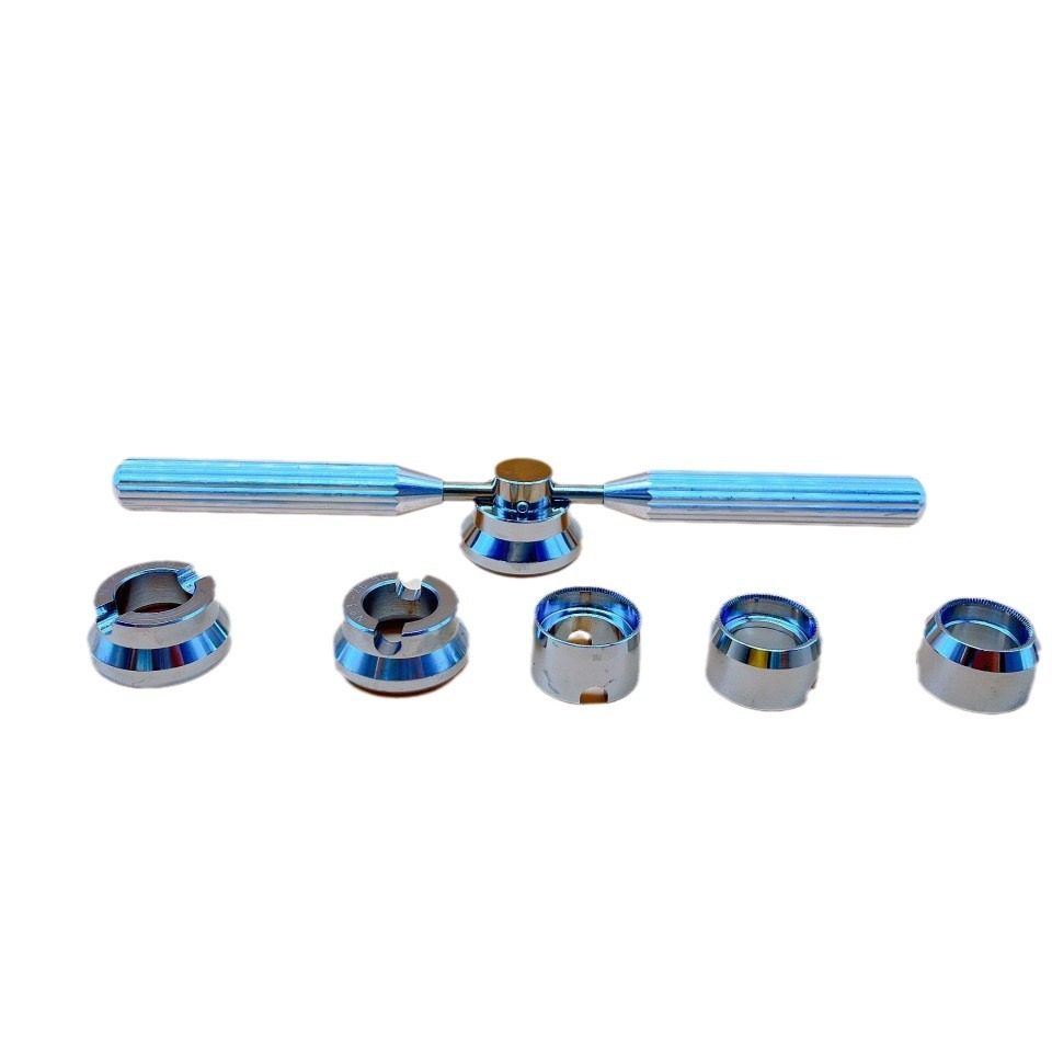 Watch Repair Tool 5537 Watch Opener Watch Cover Opener 6 Capsules for Fine Teeth and Back Cover