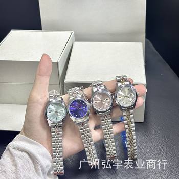 Empress Watch Women's Crushed Ice Blue Dragon Fruit Cherry Pink Steel Strap Small Dial Daiska Women's Watch Dropshipping