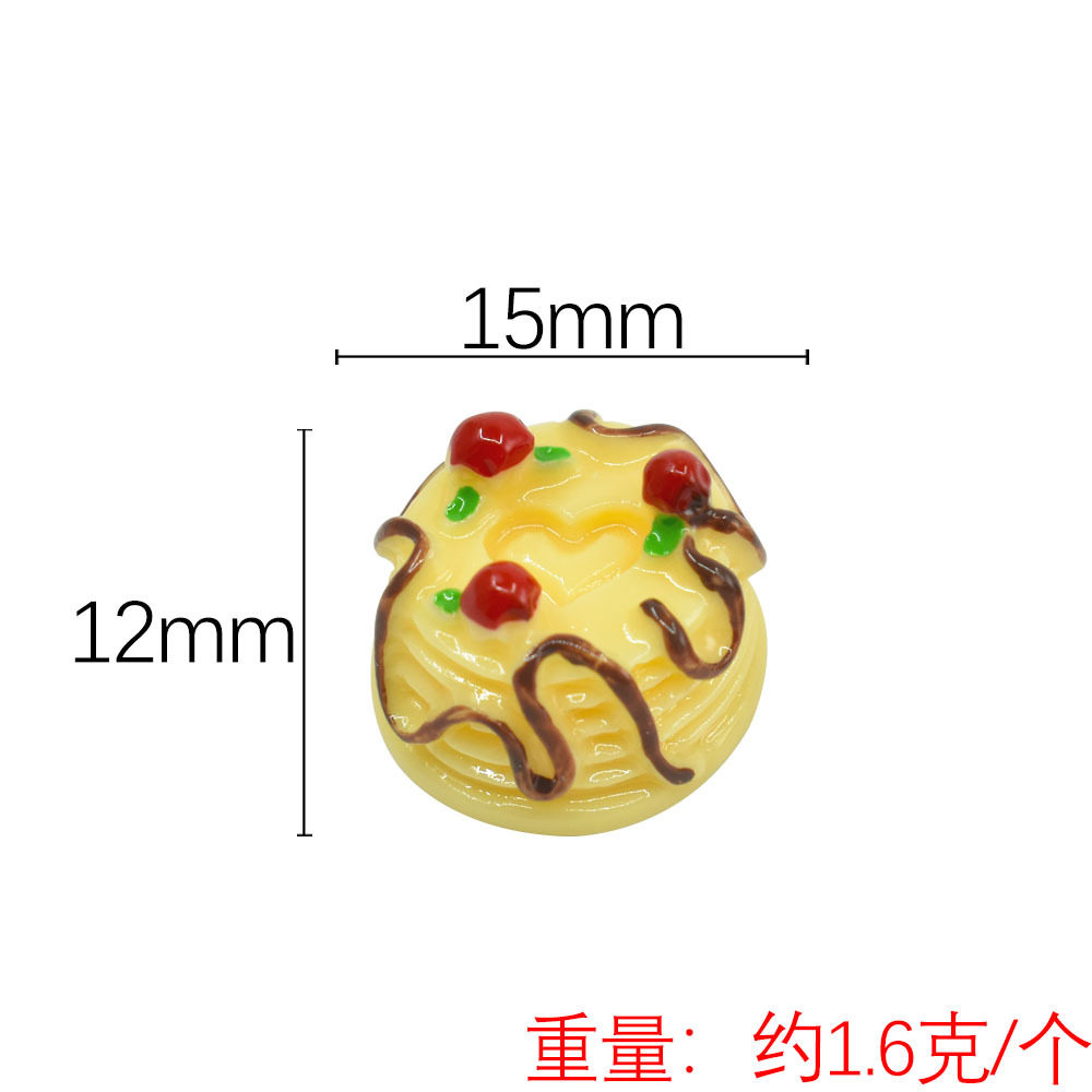 仿真食玩蛋糕树脂diy配件小摆件奶油胶配饰过家家玩具滴胶手机壳