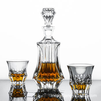 Czech BOHEMIA Imported Crystal Glass Wine Distiller Wine Bottle Whisky Wine Bottle Household Wine suit