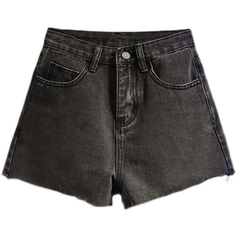 High Waisted Wide Leg Denim Shorts for Women Chic Korean Style Slim Fit Summer Fashion Low MOQ Ready to Ship