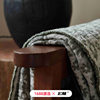 Cotton Yarn-Dyed Jacquard Blanket Retro Office Living Room Bedroom Blanket Machine Washable Multifunctional Cotton Bed Blanket